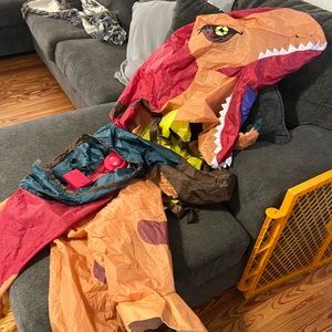 Riding Raptor Adults Costume